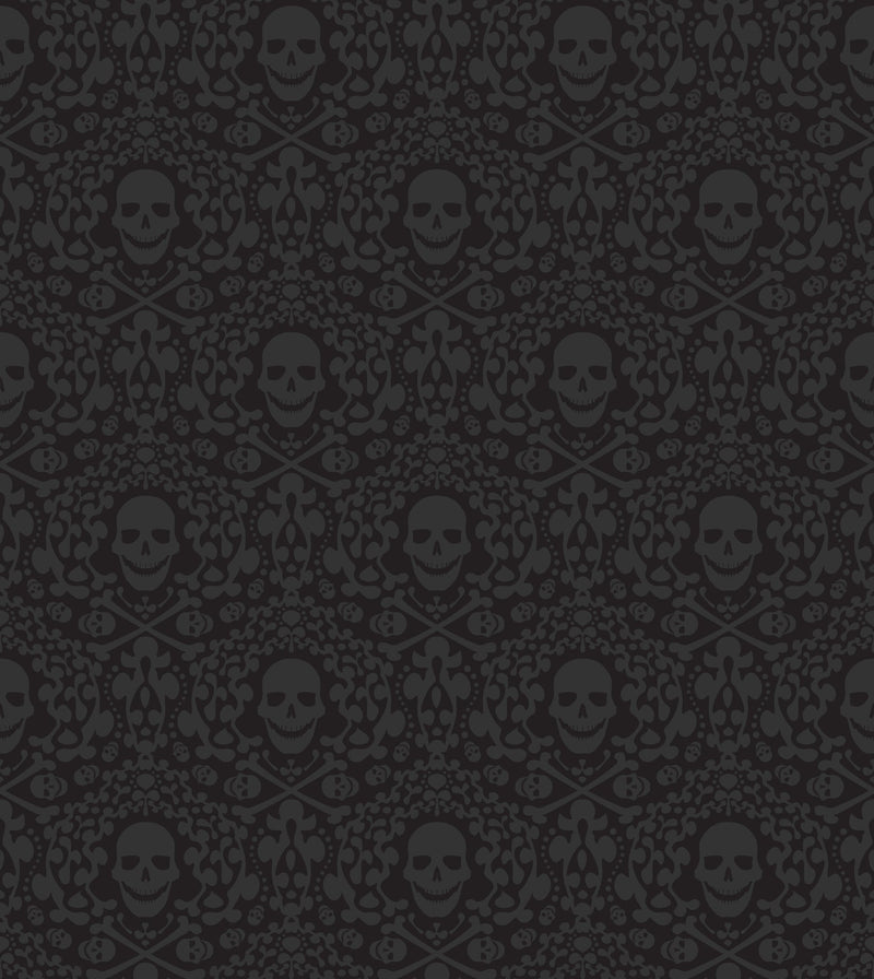 Happy Skulls - Svart