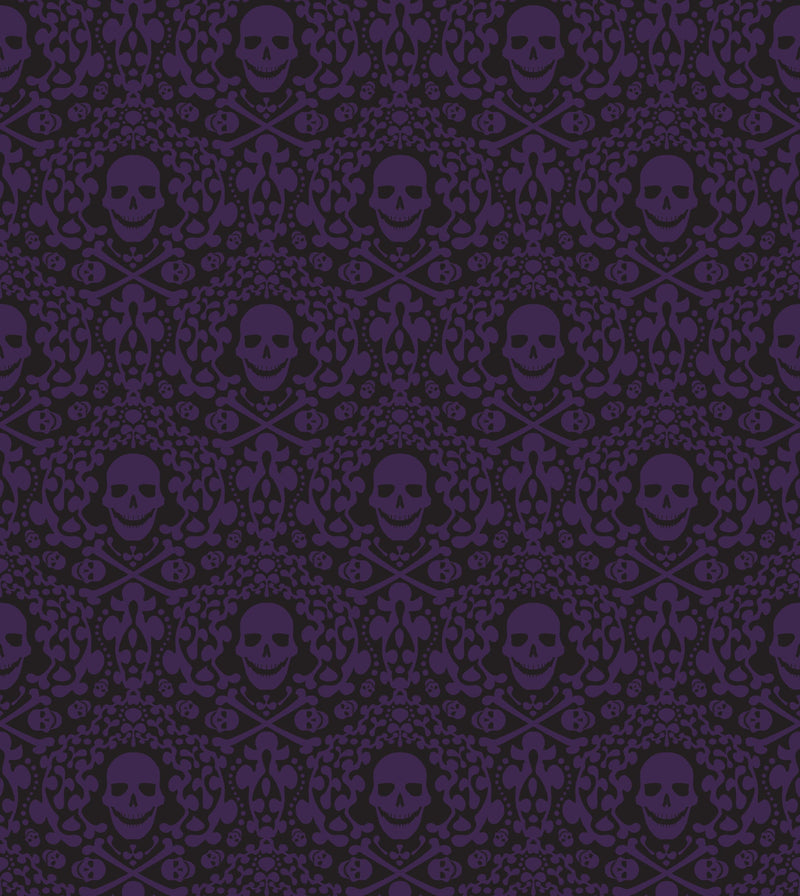 Happy Skulls - Lila