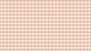 Gingham - Peach