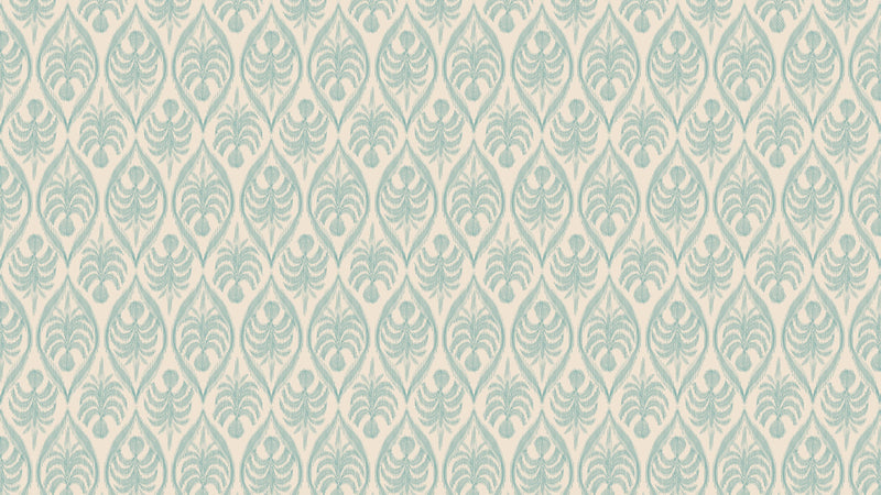 Ikat Palm Tree - Aqua