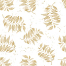 Watercolor Palm Toss - Wheat