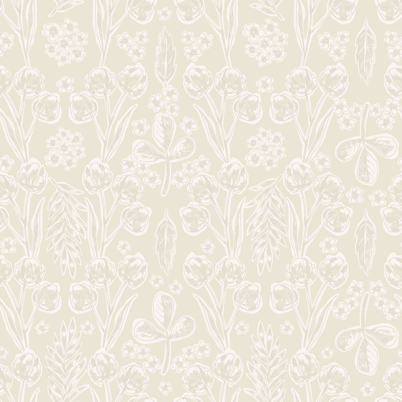 Doodle Damask - Sand