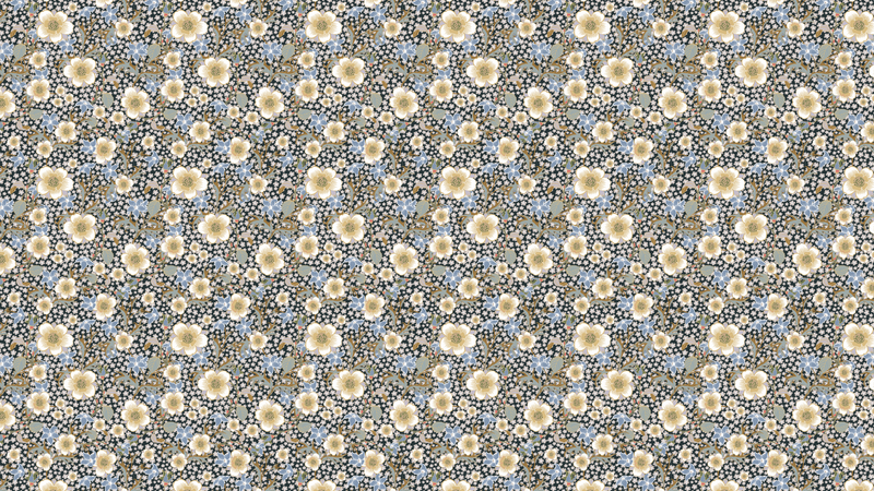 Springtime - Black Multi