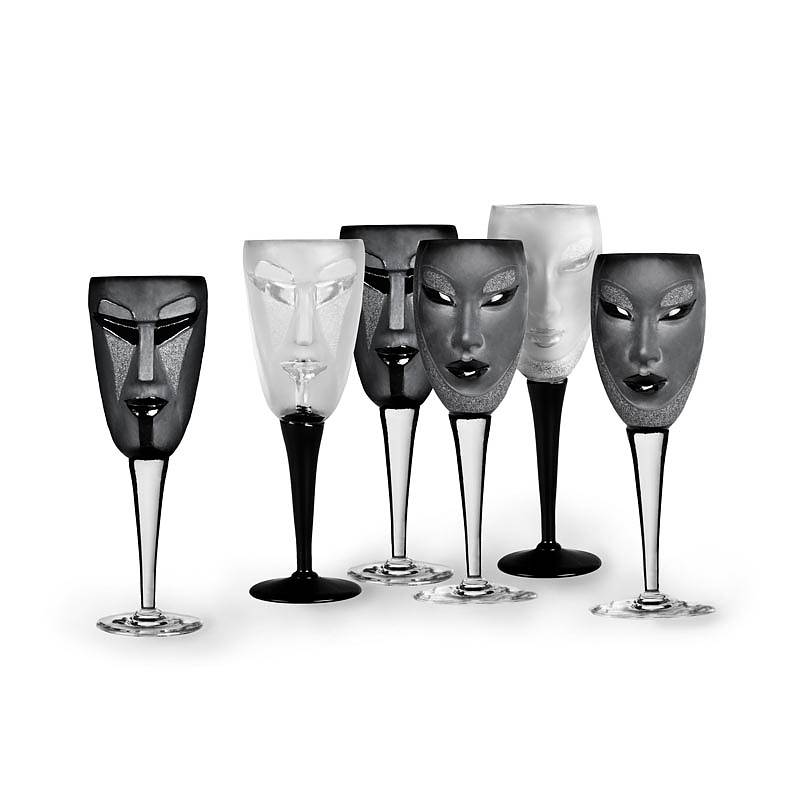 Målerås Glasbruk Kubik Champagne, MASQ TABLEWARE, Klar - höjd 250mm