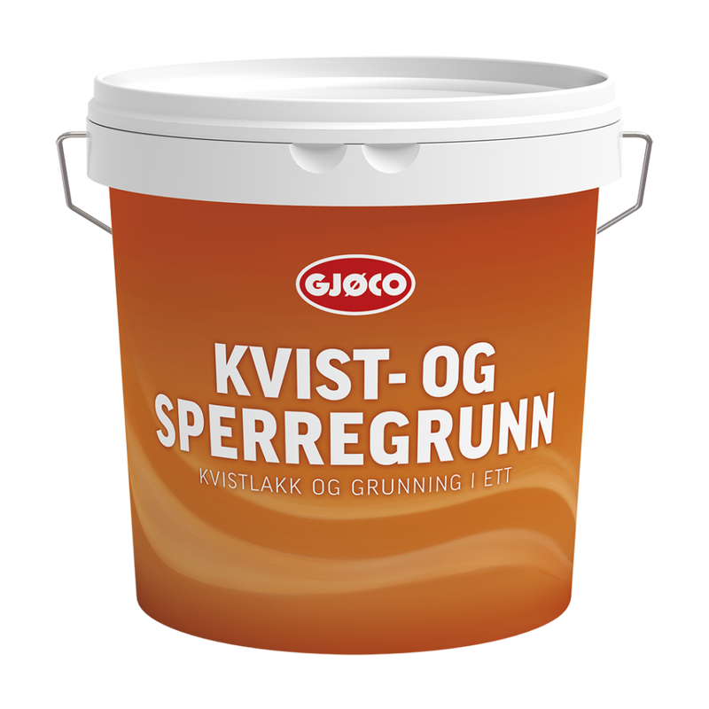 Gjøco Kvist och Sperrgrund - Motverkar effektivt kvistgenomslag.