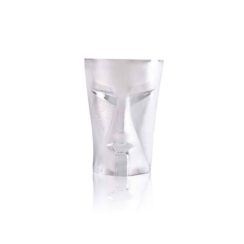 Målerås Glasbruk Kubik Tumbler (Dricksglas), MASQ TABLEWARE, Klar - höjd 125mm