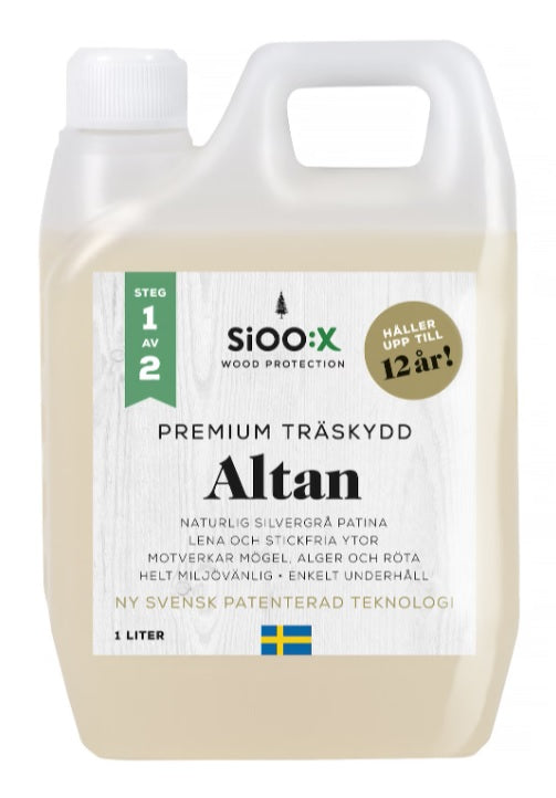 SIOO:X Premium Träskydd Altan - Steg 1 av 2