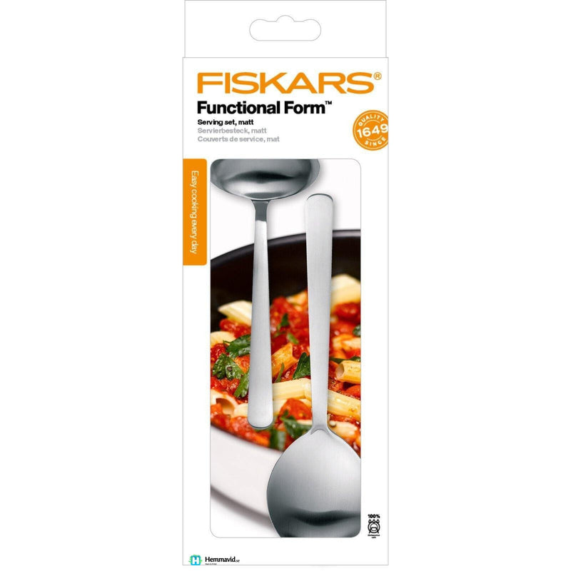 Fiskars FF serveringsset i gåvoask matt 2-delar - Hemmavid