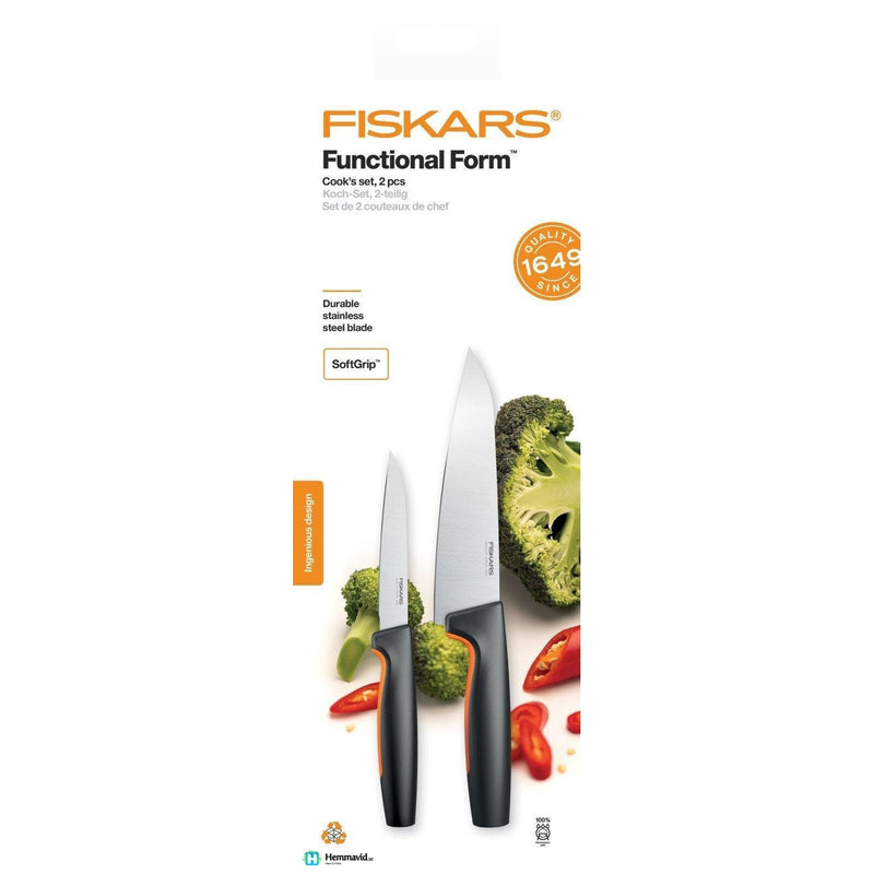 Fiskars FF kockknivset, 2 delar - Hemmavid