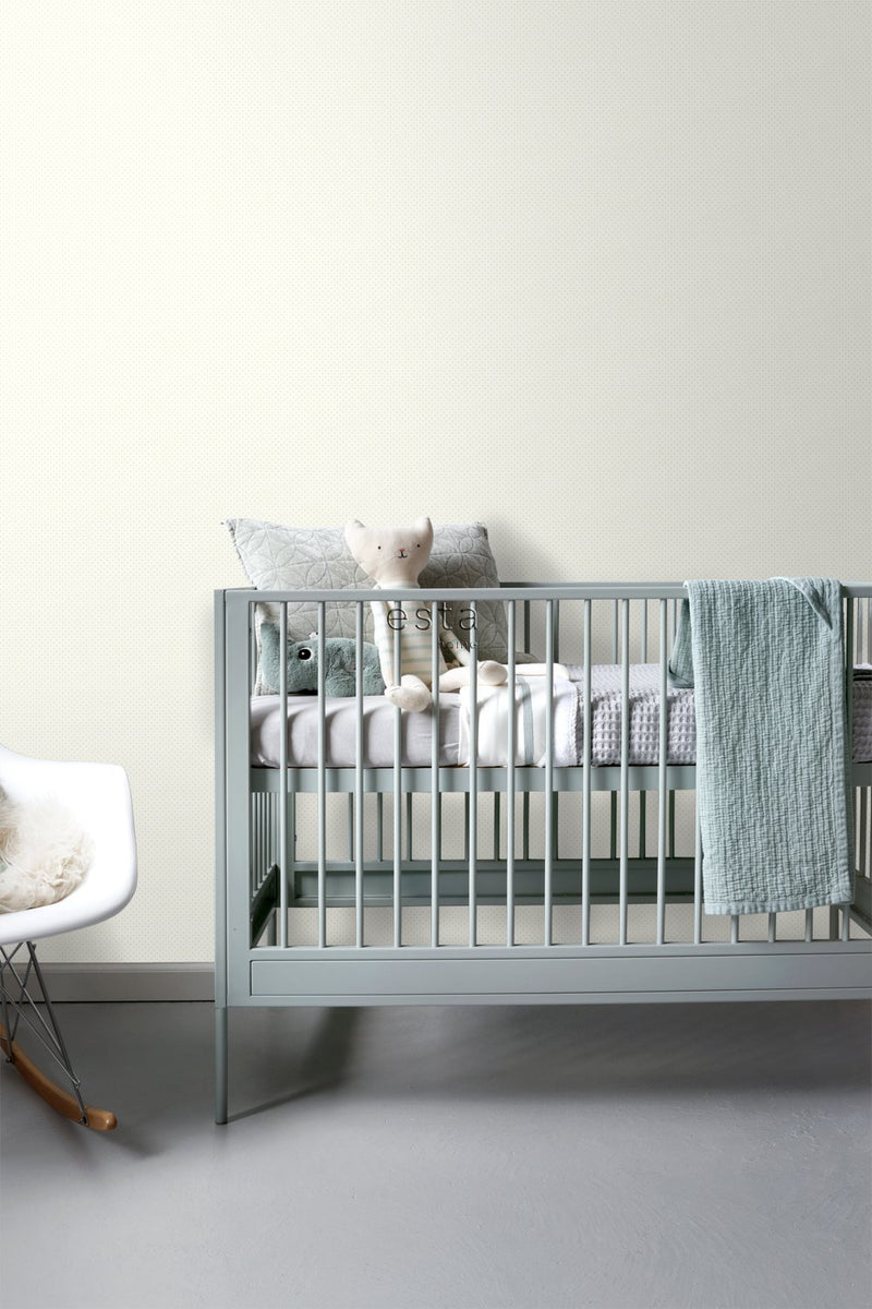 ESTAhome tapet små prickar - silver - Hemmavid.se
