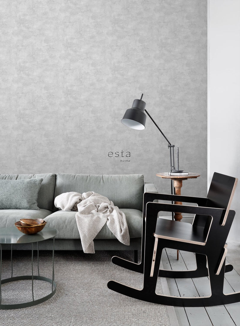 ESTAhome tapet betonglook - ljust krämfärgat - Hemmavid.se