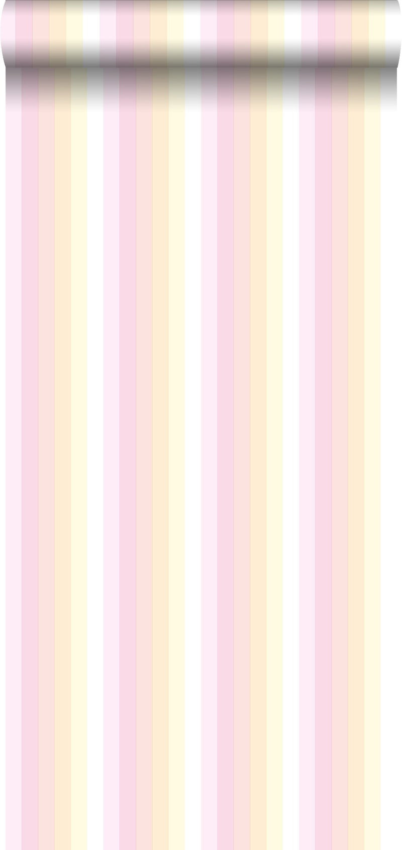 ESTAhome tapet regnbåge - ljusrosa och beige - Hemmavid.se