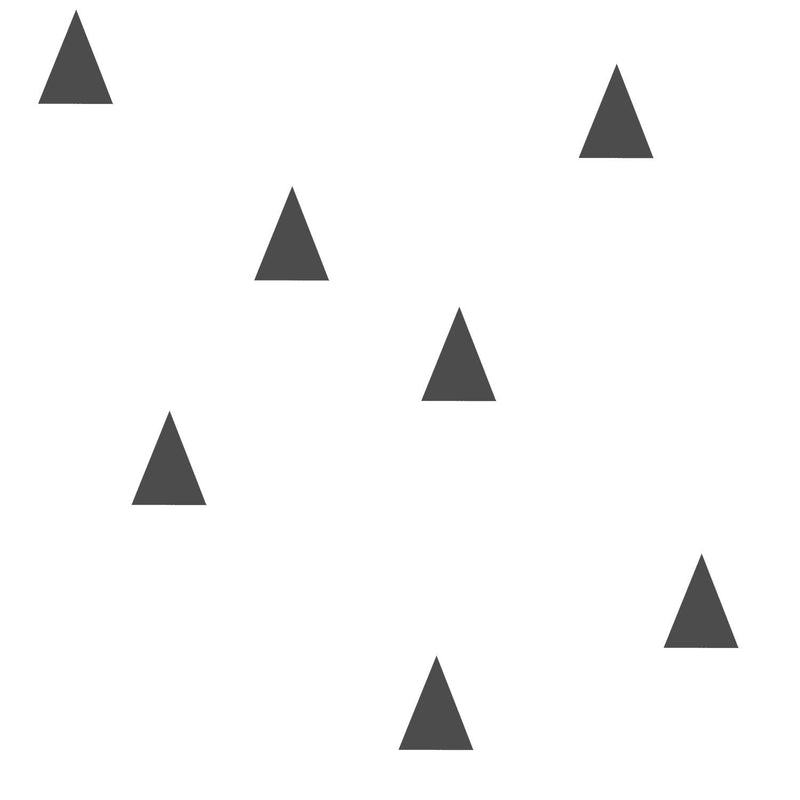 ESTAhome tapet grafiska trianglar - svart och vitt - Hemmavid.se