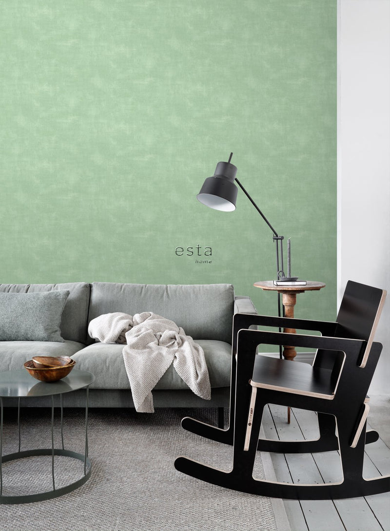 ESTAhome tapet betonglook - mintgrönt - Hemmavid.se