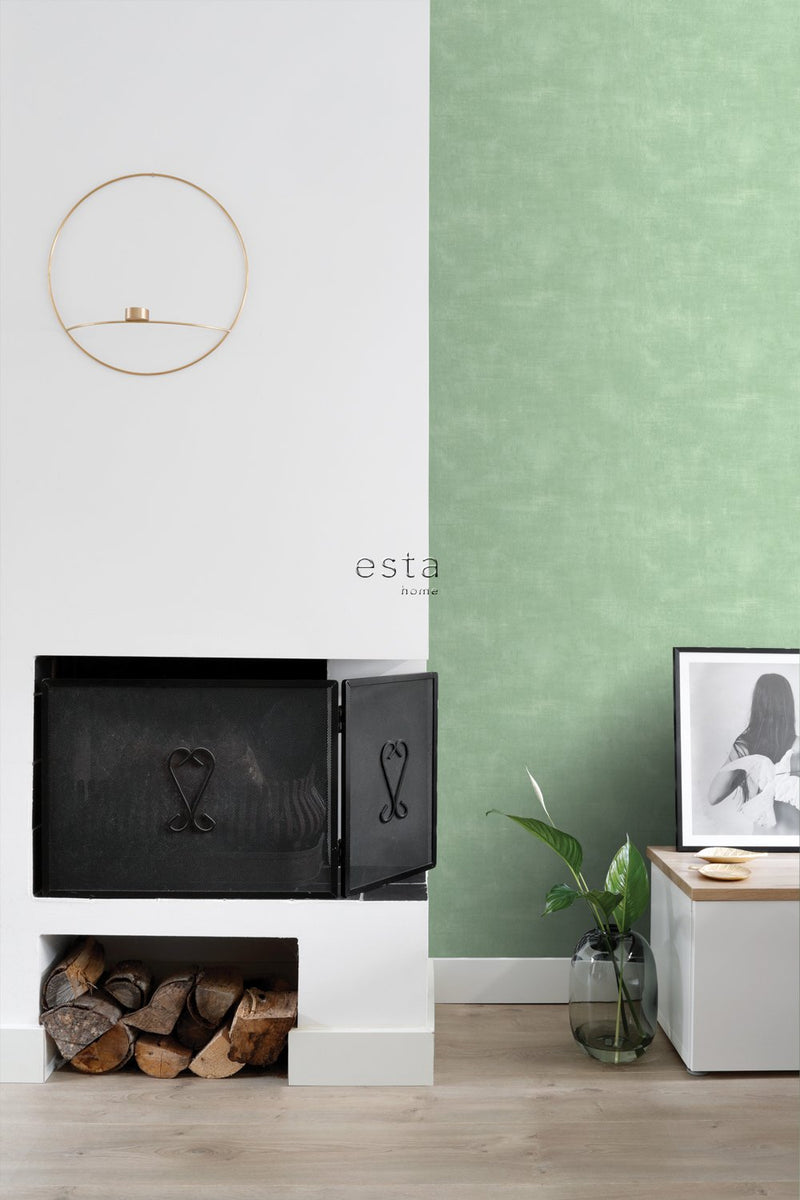 ESTAhome tapet betonglook - mintgrönt - Hemmavid.se