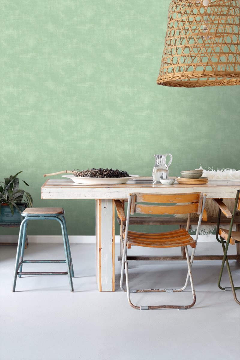ESTAhome tapet betonglook - mintgrönt - Hemmavid.se