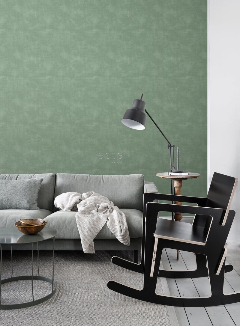 ESTAhome tapet betonglook - grönt - Hemmavid.se