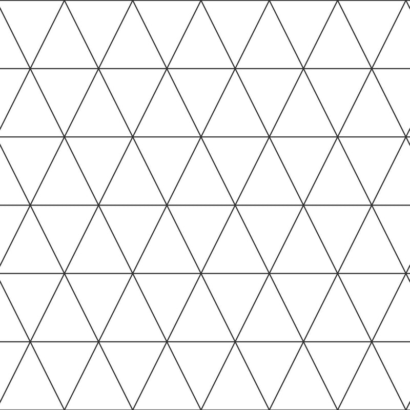ESTAhome tapet grafiska trianglar vitt och svart - Hemmavid.se