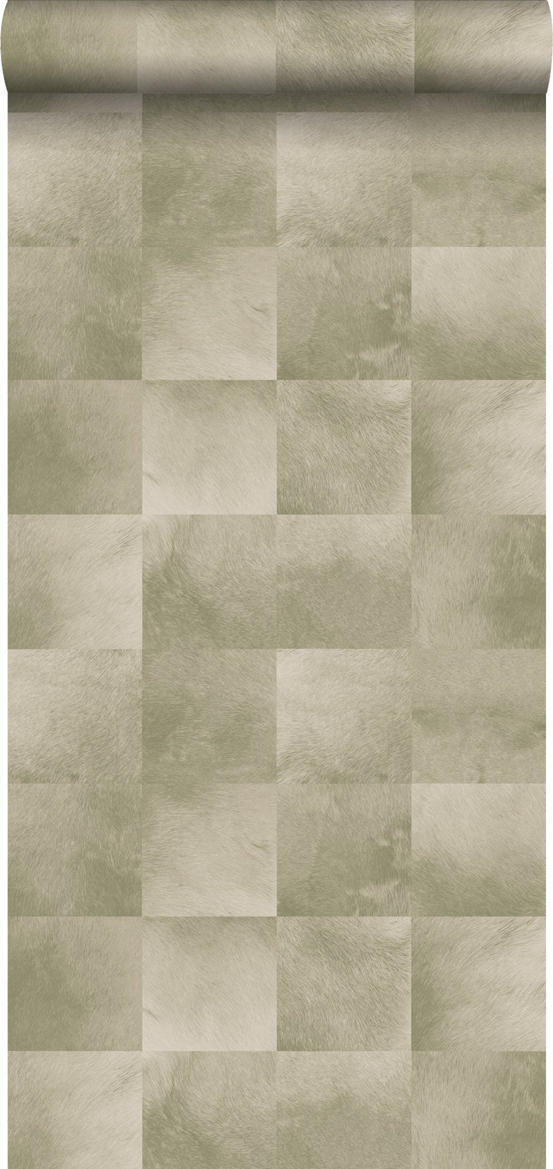 ESTAhome tapet djurmönster varmt beige - Hemmavid.se