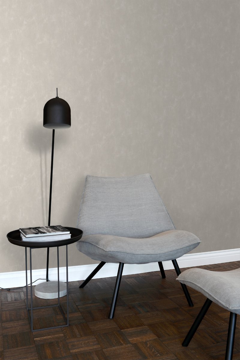 ESTAhome tapet enfärgad med målningseffekt - beige - Hemmavid.se