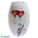 Nybro Crystal Vas Crystal InkHeart konvex 260x160 mm - Hemmavid