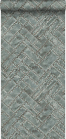 Origin tapet metallplåtar med nitar - stengrå - Hemmavid.se