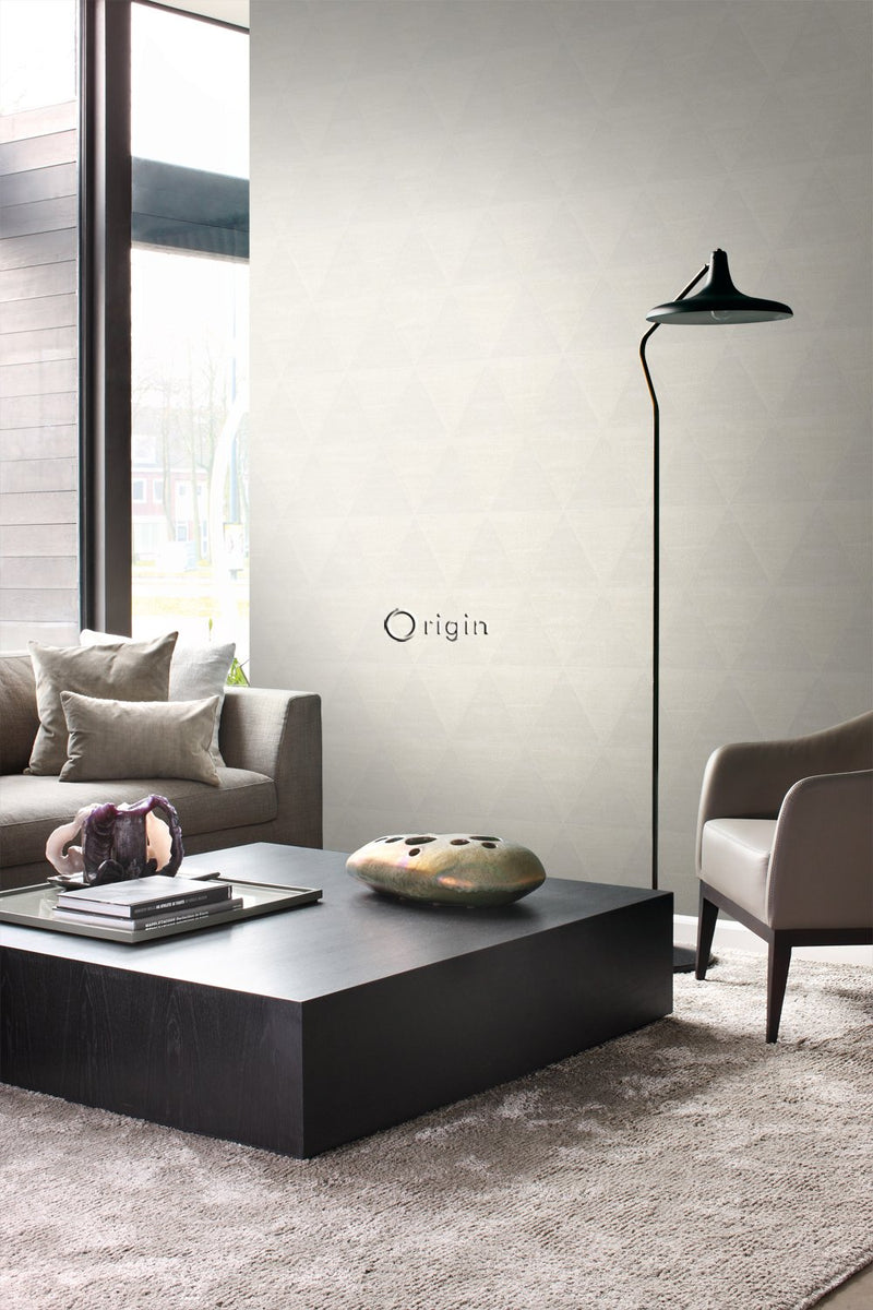 Origin tapet slitna metalltrianglar - benvitt - Hemmavid.se