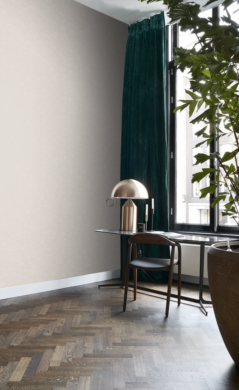 Origin tapet enfärgad - beige - Hemmavid.se
