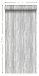 Origin tapet ränder - ljusgrått - Hemmavid.se