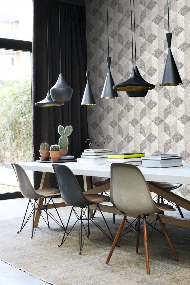 Origin tapet 3D marmor motiv - beige och grått - Hemmavid.se