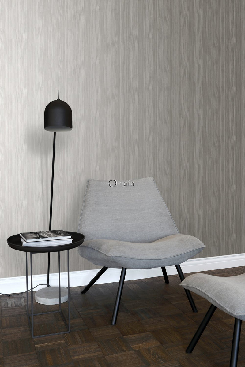 Origin tapet ränder glänsande - ljusbrunt - Hemmavid.se