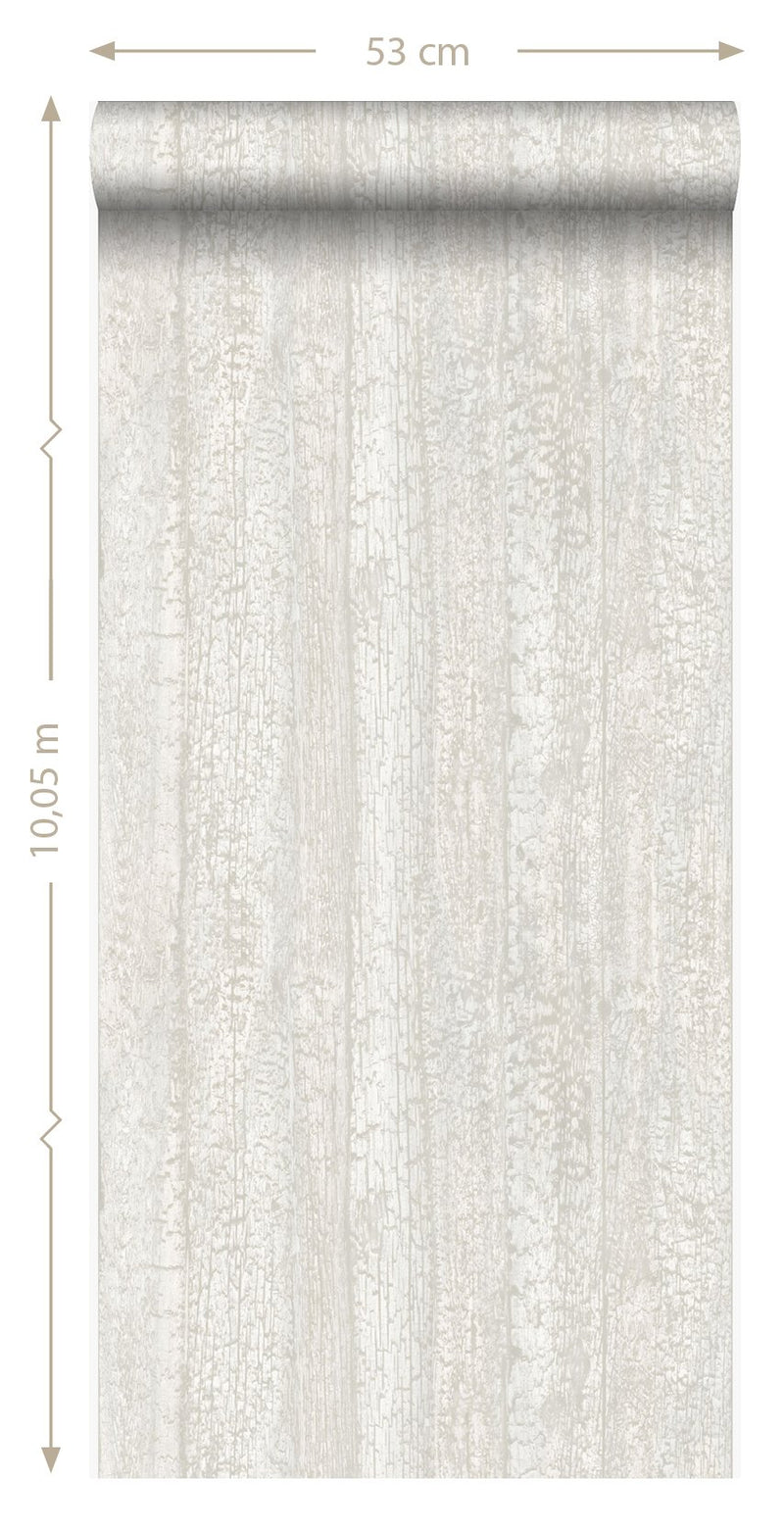 Origin tapet träplankor - beige - Hemmavid.se