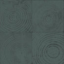 Origin tapet tvärsnitt trädstammar - smaragdgrönt - Hemmavid.se