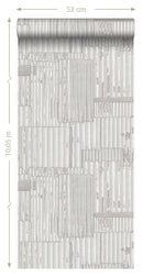 Origin tapet industriell plåt 3D - benfärgat - Hemmavid.se