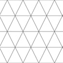 Origin tapet grafiska trianglar - svart och vitt - Hemmavid.se