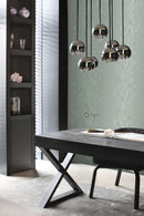 Origin tapet palmblad -  grågrönt - Hemmavid.se