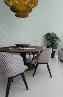 Origin tapet löv -  grågrönt - Hemmavid.se