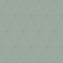 Origin tapet grafiska trianglar - grågrönt - Hemmavid.se