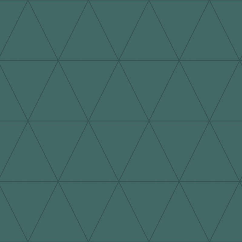 Origin tapet grafiska trianglar - grönt - Hemmavid.se