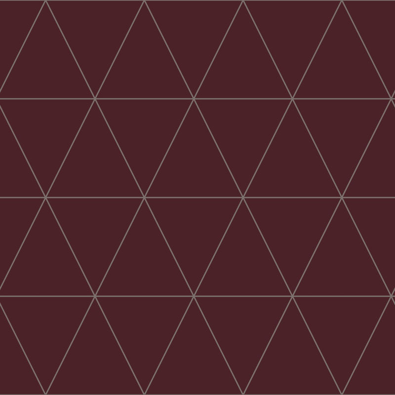 Origin tapet grafiska trianglar - rött - Hemmavid.se