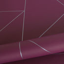 Origin tapet grafiska linjer -  rött - Hemmavid.se