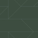 Origin tapet grafiska linjer -  grönt - Hemmavid.se