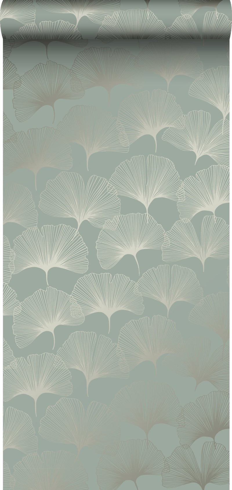 Origin tapet gingkoblad -  salviagrön - Hemmavid.se