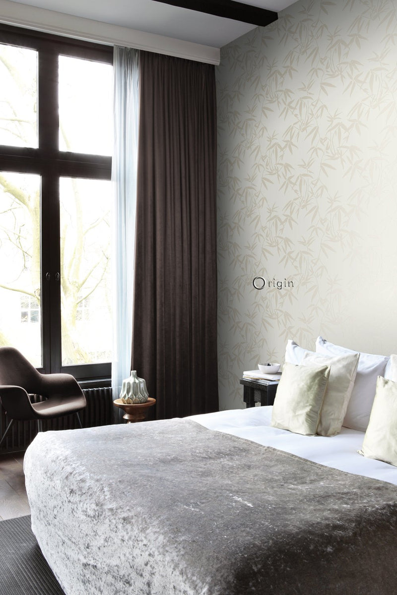 Origin tapet bambublad -  beige - Hemmavid.se
