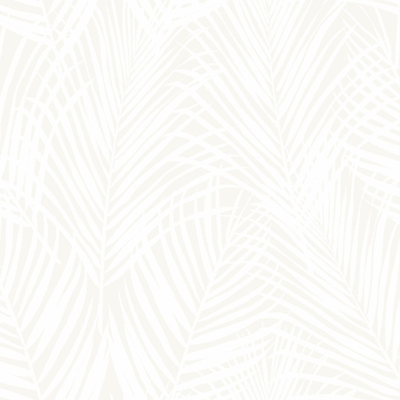 Origin tapet palmblad -  vitt - Hemmavid.se