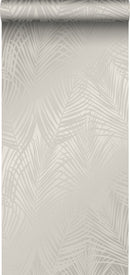 Origin tapet palmblad -  mullvadsgrått - Hemmavid.se