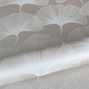 Origin tapet gingkoblad -  glänsande varmt grått - Hemmavid.se