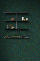 Origin tapet påfågelfjädrar - havsgrönt - Hemmavid.se