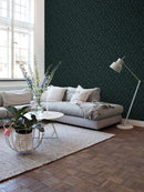 Origin tapet påfågelfjädrar - mörkblått - Hemmavid.se