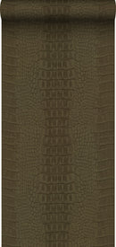 Origin tapet krokodilhud - brunt - Hemmavid.se